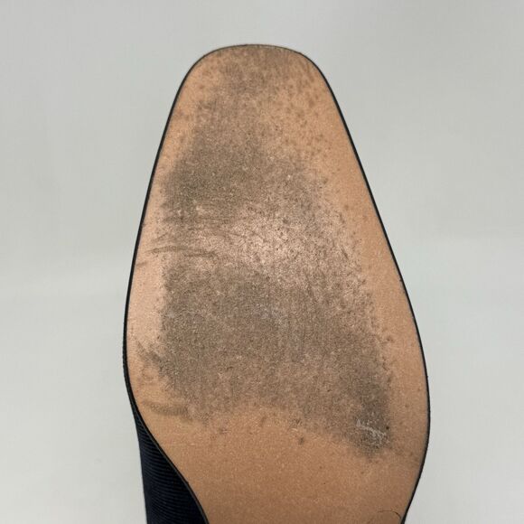 Salvatore Ferragamo Shoes Womens 6.5 B Blue Textured Suede Pumps Heels Italy - Picture 16 of 16